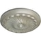 Ekena Millwork Flower Spiral Ceiling Medallion (Fits Canopies up to 2"), 12 1/4"OD x 2 1/4"P, Flash Gold CM12FLFLS - alternate 5